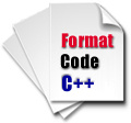 C/C++ Code Formatter